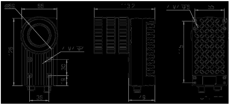 ?？礗D6000系列智能讀碼器2000 萬(wàn)像素物流讀碼器外形尺寸.png