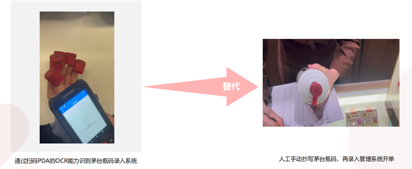 PDA實(shí)現(xiàn)茅臺(tái)酒瓶蓋的日期批次抄碼采集，應(yīng)用于酒水領(lǐng)域的經(jīng)銷批發(fā)物流管理和追溯.png